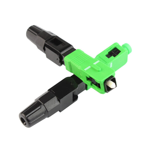 SC APC Optical Fiber FTTH Connector