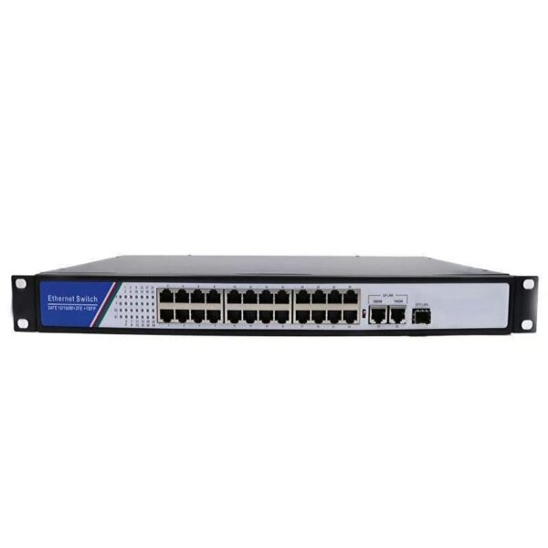Commutateur Ethernet POE 24 ports 100M/1000M
