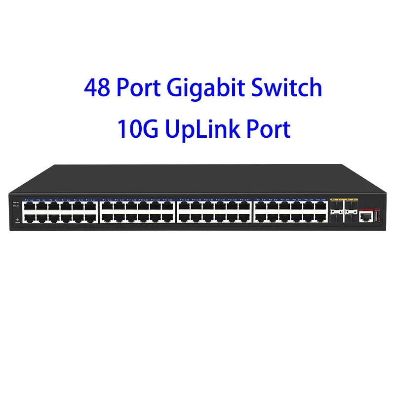 Conmutador Ethernet gestionado Gigabit de 48 puertos, LL-L3MES-SW-1000-48 - Imagen 4