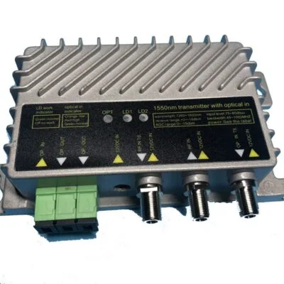 MINI ファイバー CATV トランスミッター 双方向出力 2*10dbm