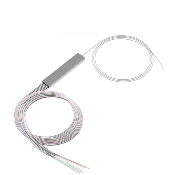 Оптоволоконный разветвитель PLC без головки, без коннектора, стальная трубка Mini PLC, 1x16