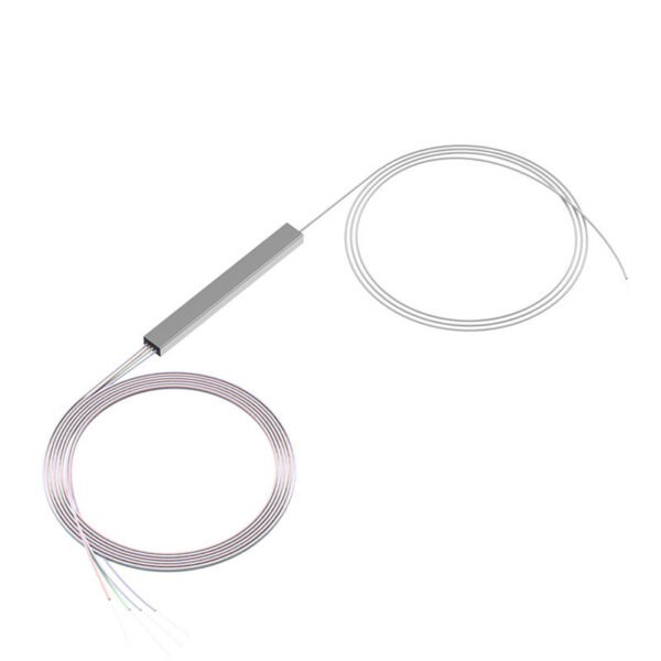 Headless PLC Fibre Optic Splitter, No Connector, Mini PLC Steel Tube, 1x4