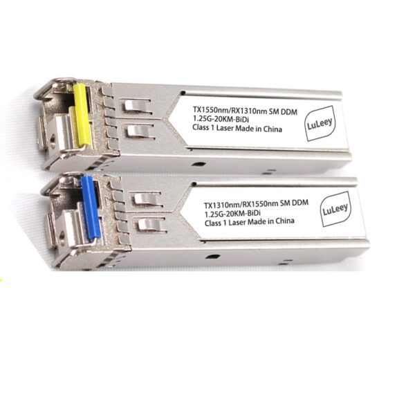 1.25G Gigabit SMF SFP module ,LC 20km DDM 1 pair