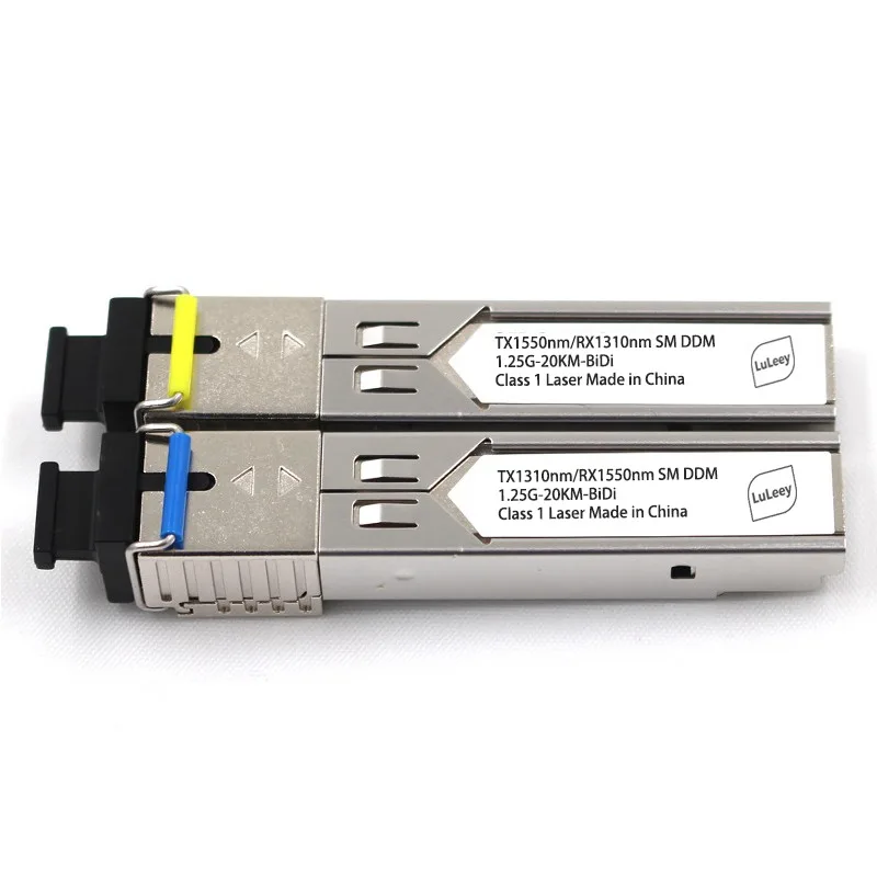 1.25G Gigabit SMF SFP Modul, 1310nm/1550nm Single-Mode Glasfaser 20km, Cisco/Huawei/intel Kompatibel - Bild 1