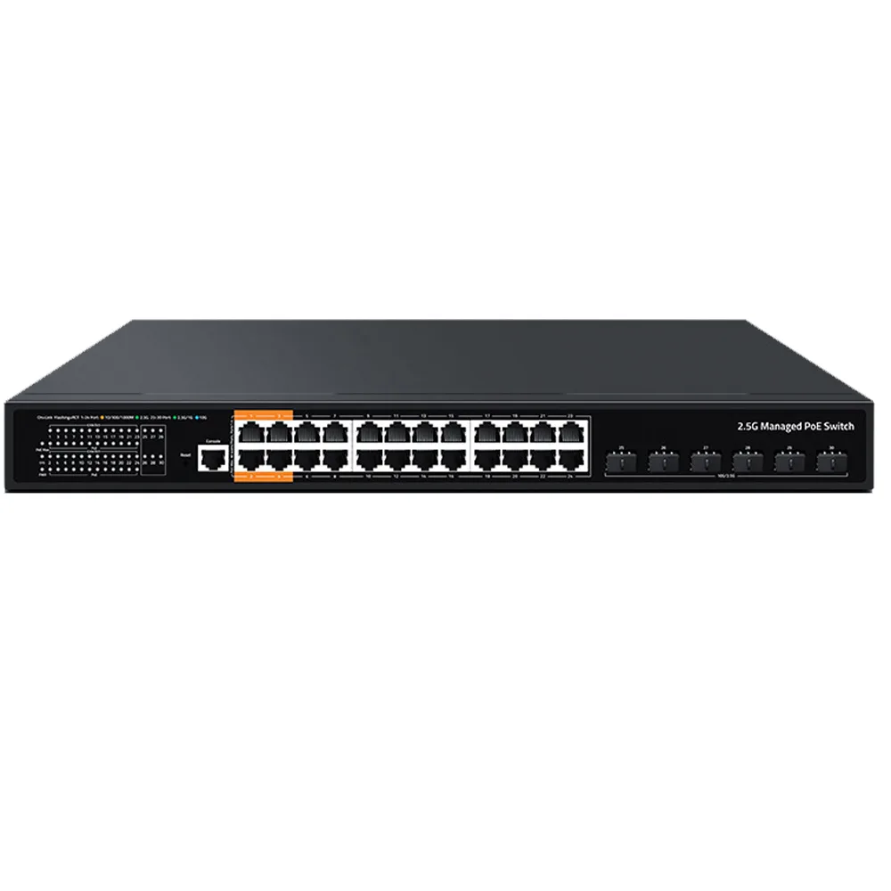 24 Port 2.5G POE Ethernet Switch L3 layers Management Switch - Image 1
