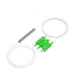 Divisor PLC 1x2, minimódulo de 0,9 mm, SC/APC monomodo