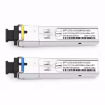 Módulo SFP BiDi de 2,5 G, transceptor SC de modo único y fibra única, 20 km