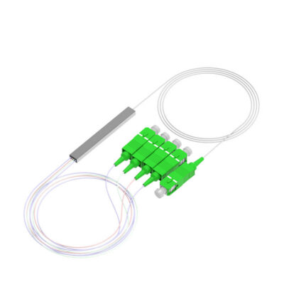 1x4 PLC Splitter, 0.9mm Mini Module, SC/APC Single Mode