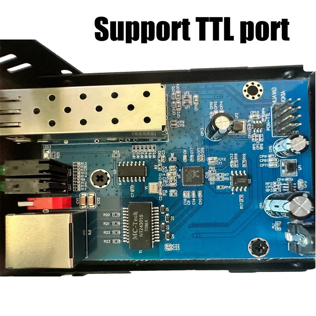 LL-25SFMC 2.5G Medienkonverter Transceiver, 100M/1G/2.5G SFP auf RJ45, Nokia/Huawei/ODI-kompatibel, 4KV Blitzschutz - Bild 3