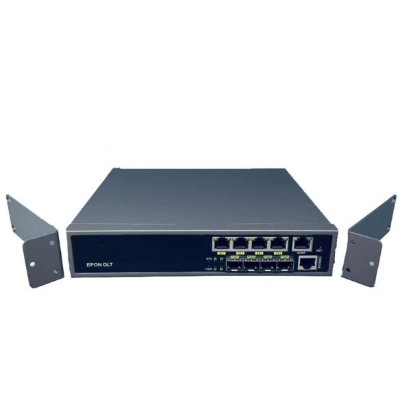 4ポートEPON OLT、20KM伝送、1:64分割比、ウェブ管理