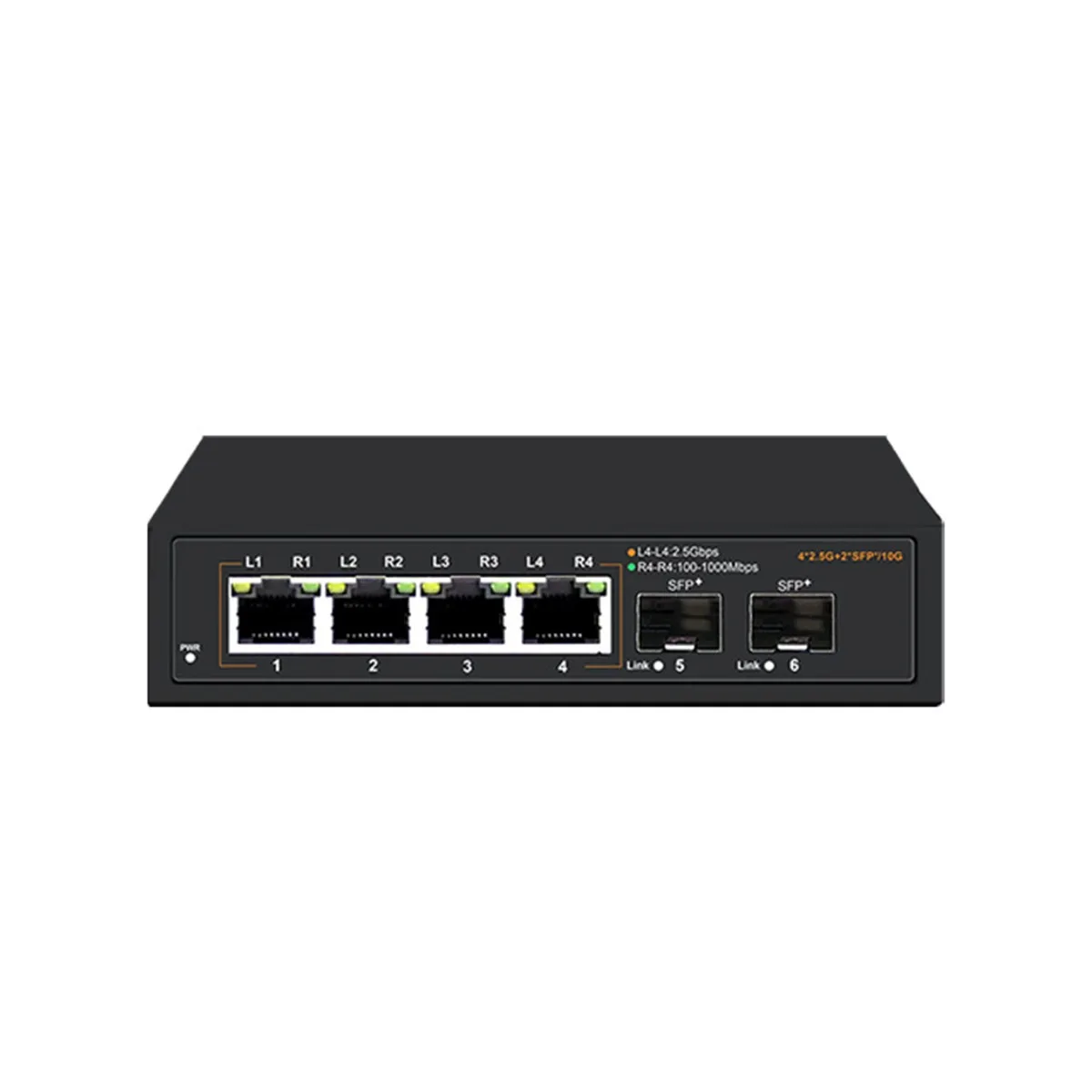 Switch Ethernet 2.5G SFP+ não gerenciado de 4 portas - Imagem 1