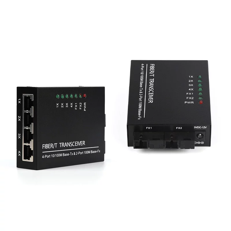 1.25ギガ 光コンバーター 5ポート ギガビットイーサネット RJ45 サンワ