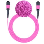 MPO 광케이블, 12코어, 암-암, OM4 MM - 이미지 4