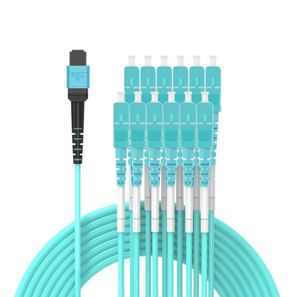 MPO to 12 x SC , OM3 MM