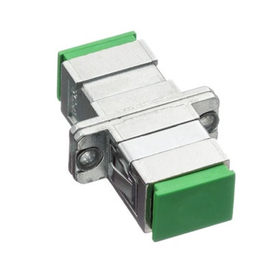 Luleey SC APC Fiber Adapter, SC APC Flange Adapter Single Mode, SC APC Fiber Coupler Metal Flange, SC APC Female to Female Adapter, Single Mode Fiber Adapter SC APC, SC APC Simplex Fiber Adapter, Metal Flange Fiber Optic Adapter, SC APC Coupler for FTTH PON CATV