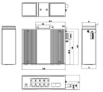 INS2M2GF8GT,L2+ Managed industrial Ethernet switch, with 2 Gigabit fiber ports and 8 Gigabit copper ports - Image 2