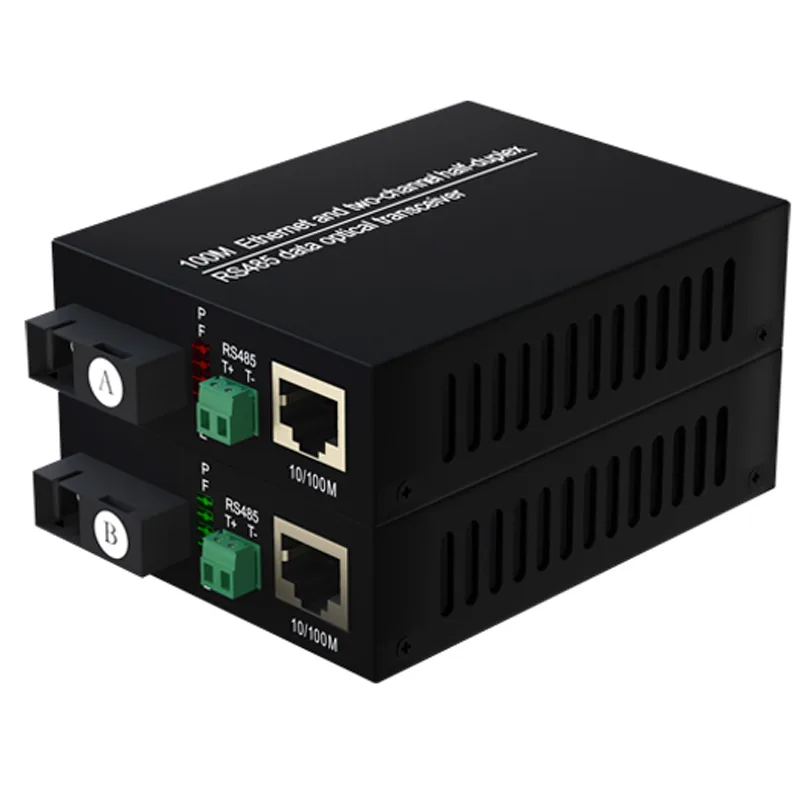 RS485 Fiber Media Converter 100M Lan - Image 1