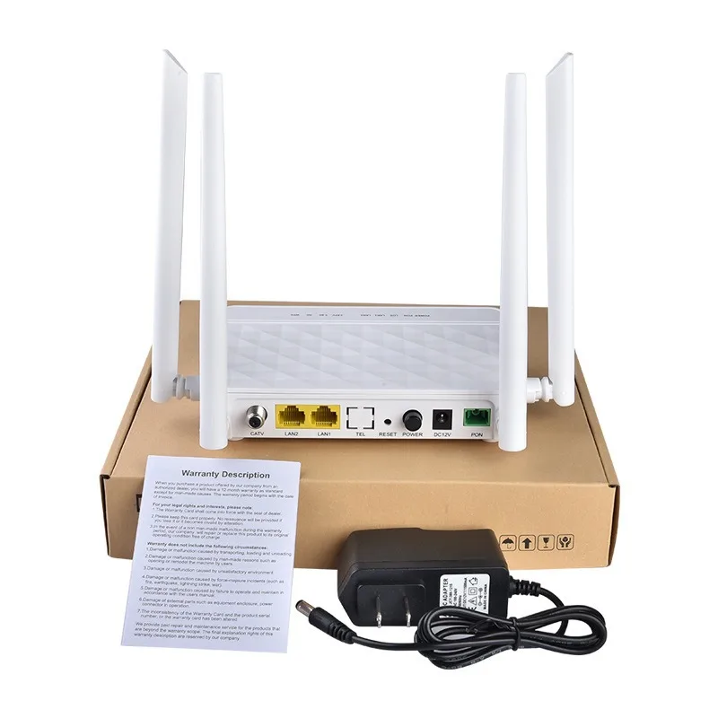 LL-XP2GWDCATV, 2GE XPON ONU, WIFI Doble Banda, FTTR, 2.4G + 5G, CATV ONU - Imagen 2