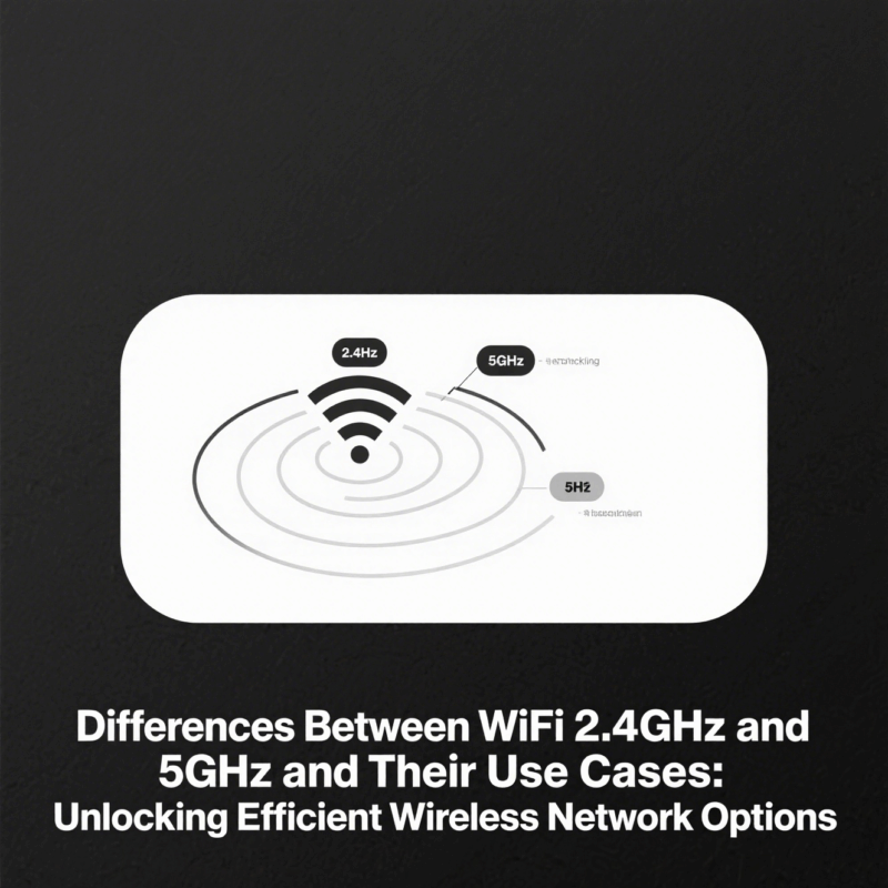 WiFi 2.4GHz와 5GHz의 차이점 및 사용 사례_ 효율적인 무선 네트워크 옵션 활용하기
