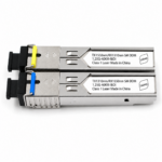 Módulo SFP BiDi de 1,25 G, par de transceptores Gigabit SC SMF de 40 km DDM