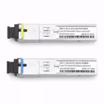 Módulo SFP BiDi de 2,5G, transceptor SC de modo único e fibra única, 10 km
