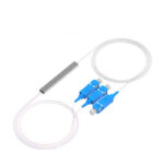 Divisor PLC 1x2, minimódulo de 0,9 mm, SC/UPC monomodo