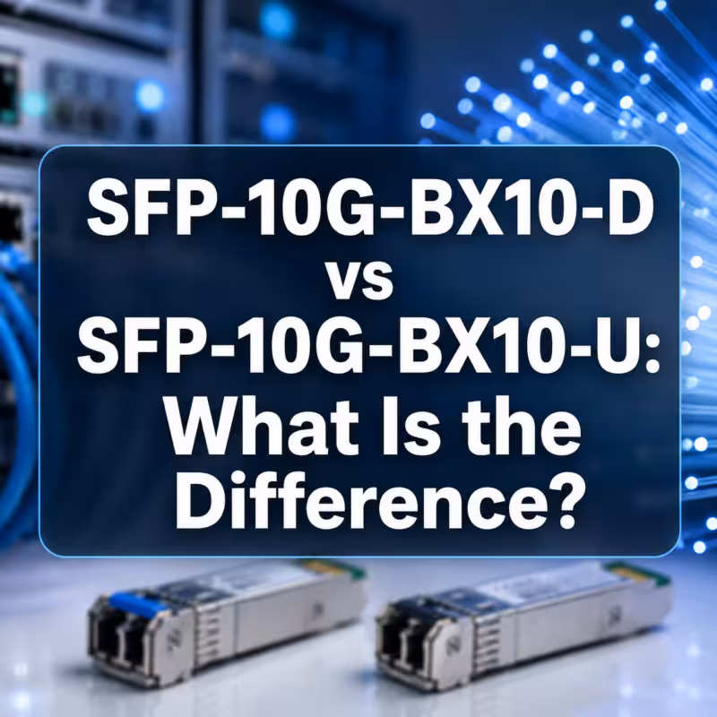 SFP-10G-BX10-D vs SFP-10G-BX10-U