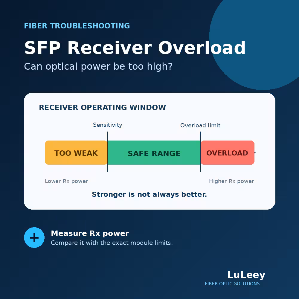 SFPレシーバーの過負荷:光出力が高すぎることはあるのか? 1 SFPレシーバーの過負荷ヒーロー